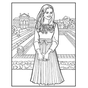Kate Middleton Royal Fashions Coloring Book - A Creative Journey