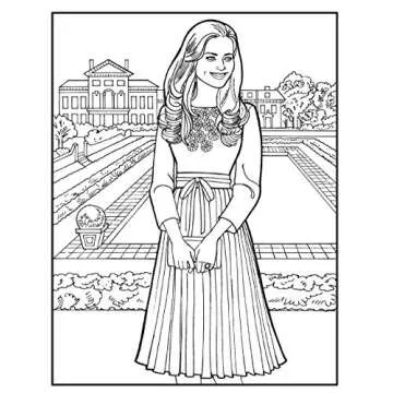 Kate Middleton Royal Fashions Coloring Book - A Creative Journey