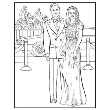 Kate Middleton Royal Fashions Coloring Book - A Creative Journey