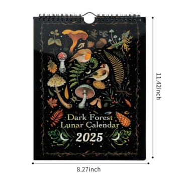 Beautiful JOBBE Wall Calendar 2023 with Dark Forest Design