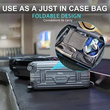 Vomgomfom Foldable Travel Duffle Bag Waterproof Lightweight