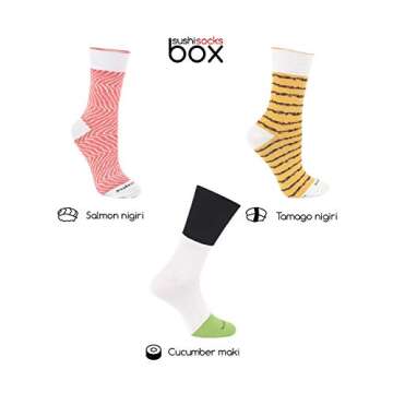 Rainbow Socks Sushi Socks Box - Funny Gift for Everyone