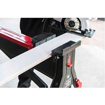 WINTOOLS Portable Material Support Station with 1-Ton Clamping
