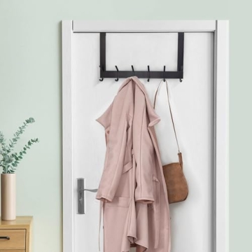 DOKU Over The Door Hanger Holder - Coat and Towel Organizer