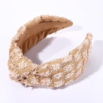 Stylish ZITULRY Knotted Raffia Headbands for Summer