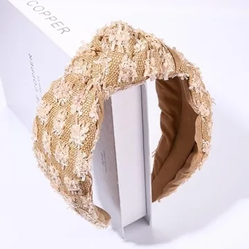 Stylish ZITULRY Knotted Raffia Headbands for Summer