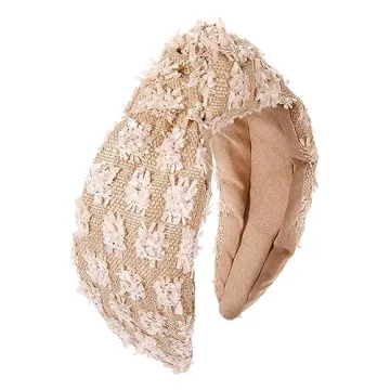 Stylish ZITULRY Knotted Raffia Headbands for Summer