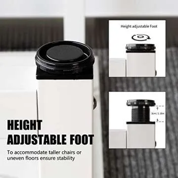 TOPSKY 59" Sturdy Large Office Desk with Marble Design