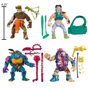 TMNT Classic Mutant 4-Pack by Playmates Toys