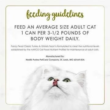 Purina Fancy Feast Pate Turkey and Giblets Feast Classic Grain Free Wet Cat Food Pate - (Pack of 24) 3 oz. Cans