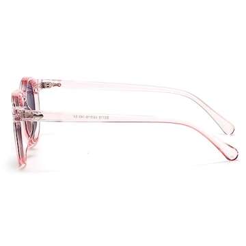 Gleyemor Kids Polarized Round Sunglasses for Ages 3-8