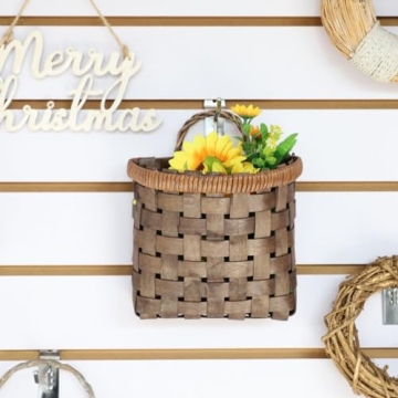 SHCMSADO Bamboo Storage Basket for Wall - Stylish Organizer