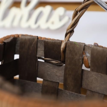 SHCMSADO Bamboo Storage Basket for Wall - Stylish Organizer