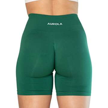 AUROLA Intensify Workout Shorts for Women Seamless Scrunch Short Gym Yoga Running Sport Active Exerc...