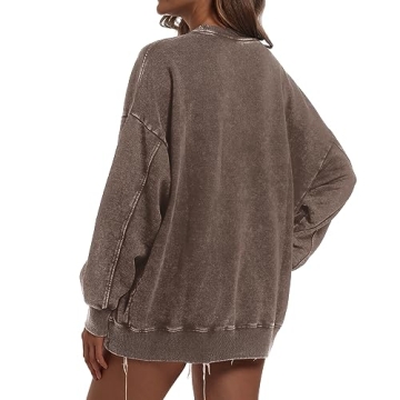 Classic Oversized Sweatshirt for Women with Pockets