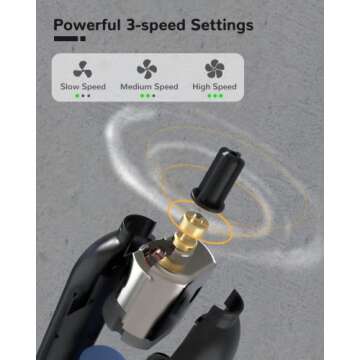 Milk Frother, BEAUTLIFE Rechargeable Frother Handheld for Coffee, Electric Whisk Foam Maker Drink Mixer with 3 Stainless Whisks 3 Speed for Lattes Cappuccino Frappe Matcha Hot Chocolate (Black)