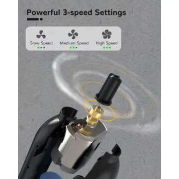 Milk Frother, BEAUTLIFE Rechargeable Frother Handheld for Coffee, Electric Whisk Foam Maker Drink Mixer with 3 Stainless Whisks 3 Speed for Lattes Cappuccino Frappe Matcha Hot Chocolate (Black)