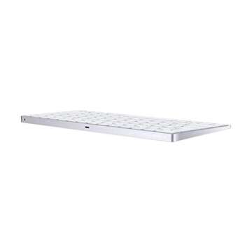 Apple Magic Keyboard (Wireless, Rechargable) (US English) - Silver (Renewed)