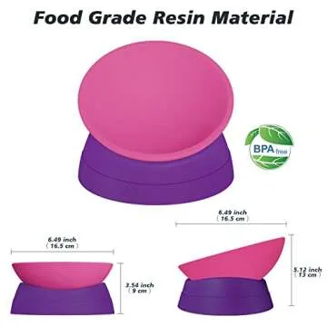 Hi Ravitat Elevated Cat Bowls for Comfortable Feeding