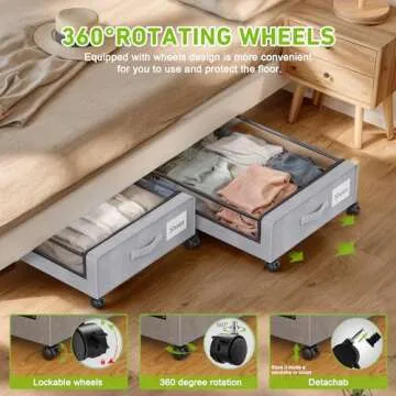 Under Bed Storage with Wheels for All Your Needs