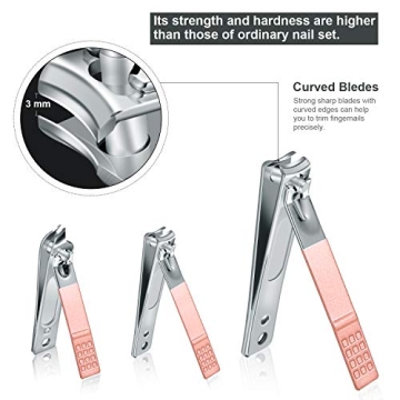 Keiby Citom Manicure Set - 10pcs Travel Nail Kit