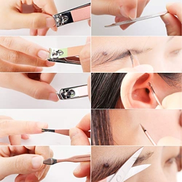 Keiby Citom Manicure Set - 10pcs Travel Nail Kit