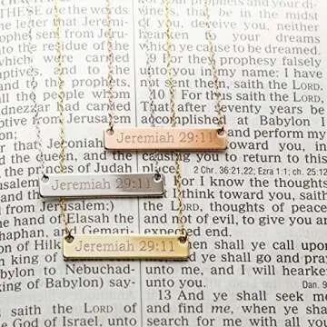MignonandMignon Gold Christian Necklace - Faith-Inspired Gift