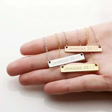 MignonandMignon Gold Christian Necklace - Faith-Inspired Gift