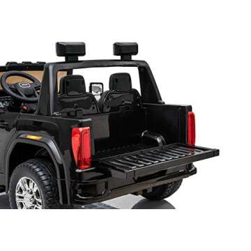 DAKOTT GMC Sierra Denali HD Two Seater 12 Volt Ride-On Truck w/ 2.4G Remote Control, LED Lights, Hor...