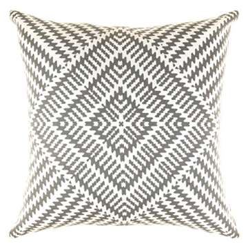 TreeWool Kaleidoscope Accent 18x18 Set of 2 Fall Winter Decorative Throw Pillow Covers 100% Cotton H...