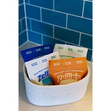 Zellie's | 100% Xylitol Sugar Free Chewing Gum (Peppermint, 240 Count (Pack of 1))