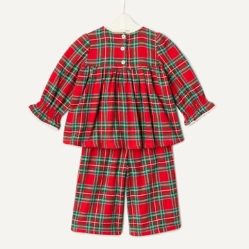 Sofia Grainge Baby Girls' Long Sleeve Flannel Set