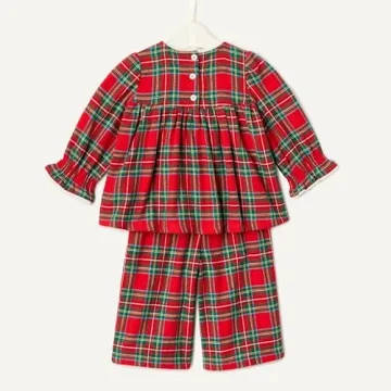 Sofia Grainge Baby Girls' Long Sleeve Flannel Set