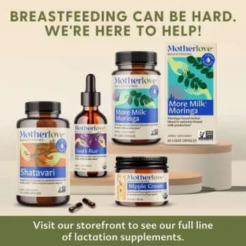 Motherlove Moringa (60 Liquid caps) Lactation Supplement to Support Breast Milk Supply—Non-GMO, Organic Herbs, Vegan, Kosher
