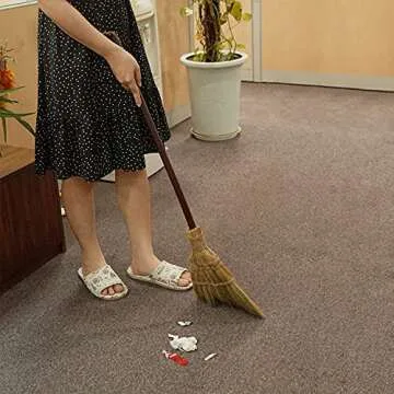 HNC ECOLIFE Long Handle Broom for Stylish Cleaning