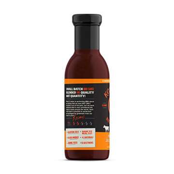 Kosmos Q Honey Jalapeno BBQ Sauce - 15.5 Oz Bottle for BBQ & Marinades w/Sweet and Spicy Flavor - Th...