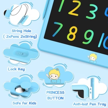 Hockvill 12-Inch LCD Writing Tablet - Kids Learning Toy