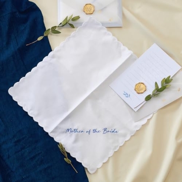 Elegant TRULIVA Wedding Handkerchief for Parents Gift