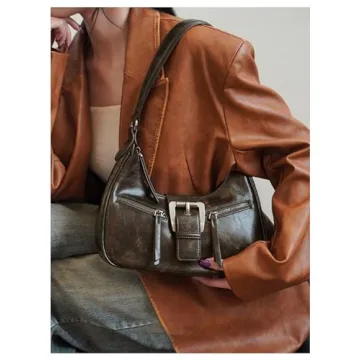 Verdusa Vintage PU Leather Shoulder Bag Stylish Practical