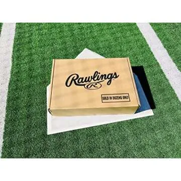Rawlings | Official League Baseballs | Competition Grade | ROLB1 | Youth/14U | Game/Practice Use | 12 Count, White