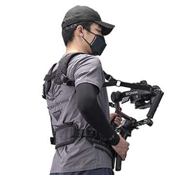 Tilta Lightweight Dual Handle Gimbal Support System | Compatible with DJI Ronin RS3 Pro/ RS4/ RS4 Pr...