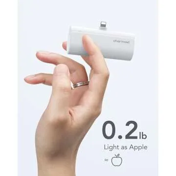 Compact Charmast 5000mAh Portable Charger - Fast Charging Power Bank