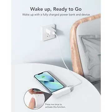 Compact Charmast 5000mAh Portable Charger - Fast Charging Power Bank