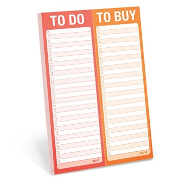 Knock Knock To Do & Buy Perforated Note Pad - 60 Sheets, 6x9-inch