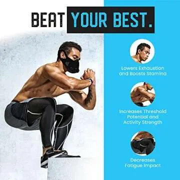 TRAININGMASK 2.0 - Elevation Training Mask for High Altitude Endurance & Breathing Workouts - Ideal for Running & Cardio (Smal, Blackout)
