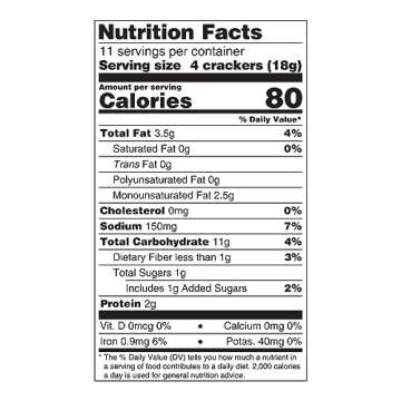 Dare Breton Original Crackers – Healthy, Nutty & Delicious Party Snack 7 Oz (Pack of 12)