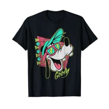 Disney Goofy Graphic T-Shirt - Stylish Retro Design for All Ages