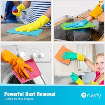 Orighty 24-Pack Microfiber Cleaning Cloths for All Surfaces