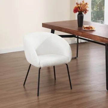 Stylish Zesthouse Sherpa Dining Chairs Set of 2