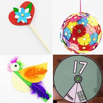 Benvo 300Pcs Mini Brads 8x13mm Small Round Split Pins Brass Metal Paper Fasteners Pastel Brads 12 Colors Random Mixed for Scrapbooking Art DIY Craft Paper Project